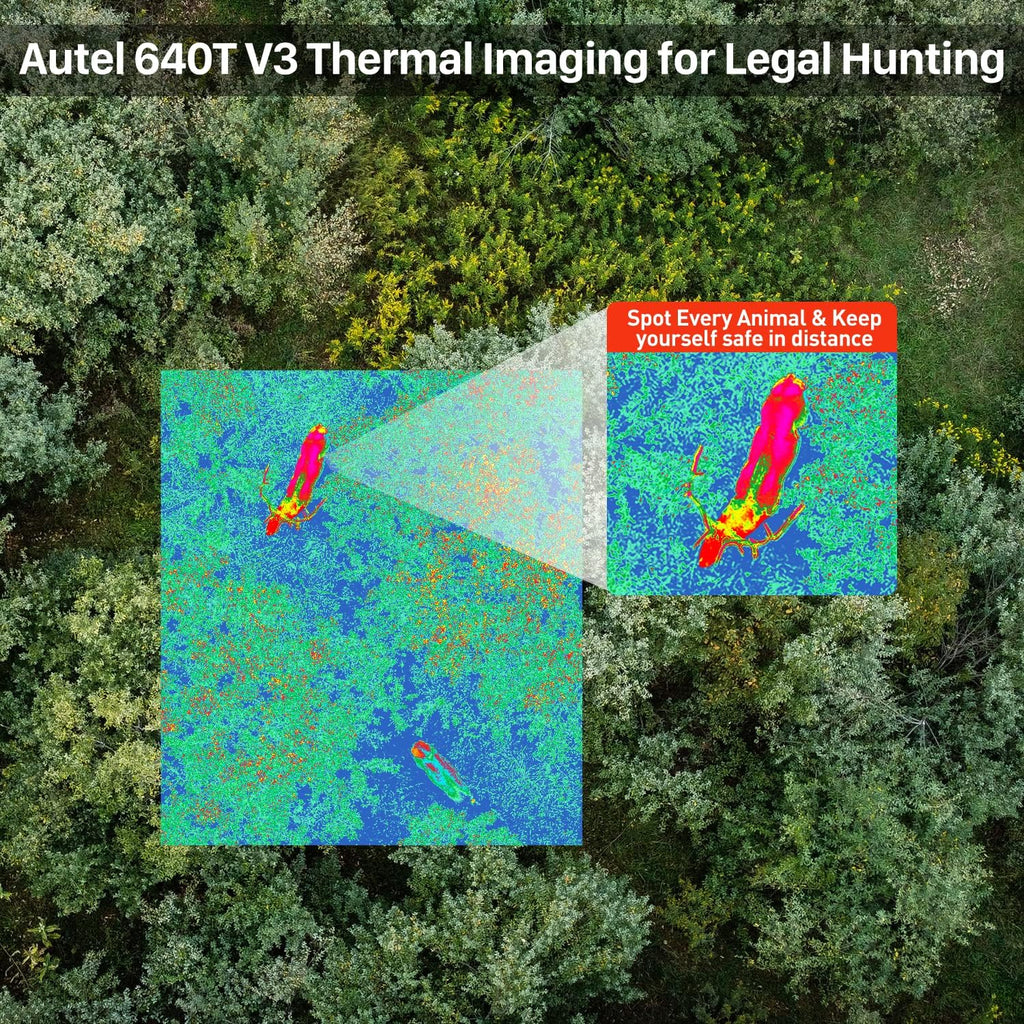 640x512 Thermal Imaging Drone with 8K RYYB Sensor R6114