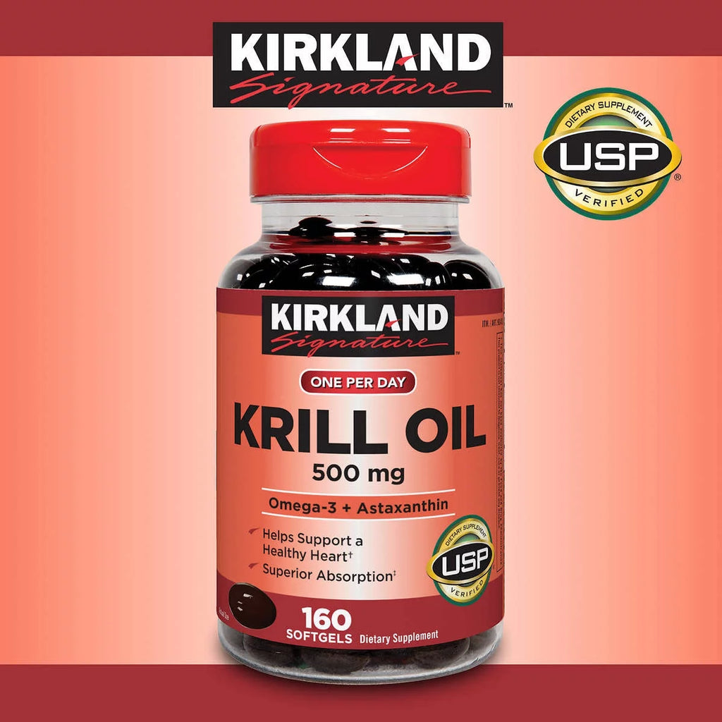Krill Oil 500 mg 160 Softgels P94991