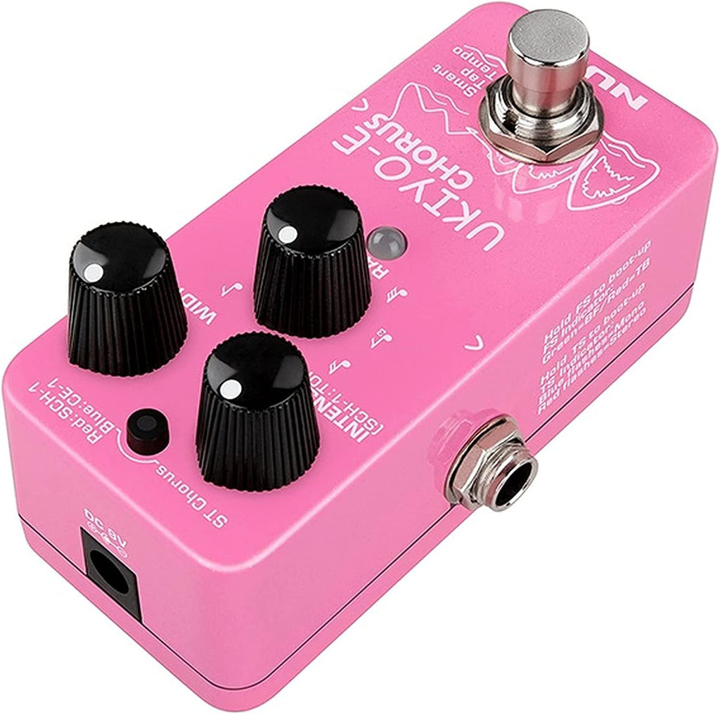 Mini Chorus Guitar Effects Pedal Bundle with Tuner S5949