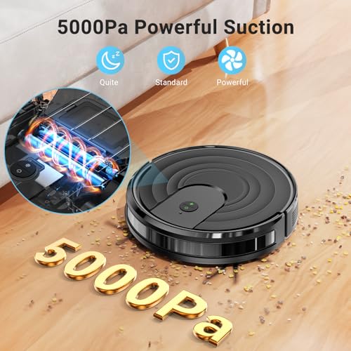 5000Pa 2 in 1 Robot Vacuum and Mop Combo E548032