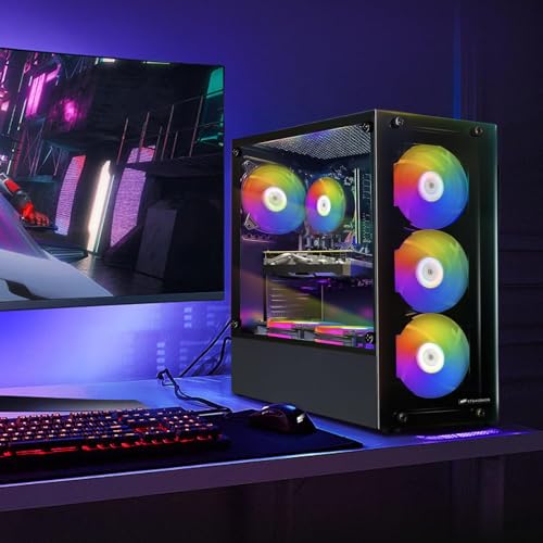 Gaming Desktop PC, Radeon RX 580 8G, Intel Core i7 3.4G, 16G DDR3, 1T SSD Y23665