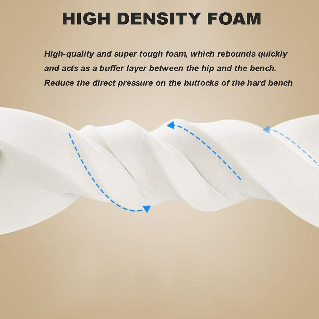 Non-Slip Tufted Padded Foam Rectangle Bench Cushion F421