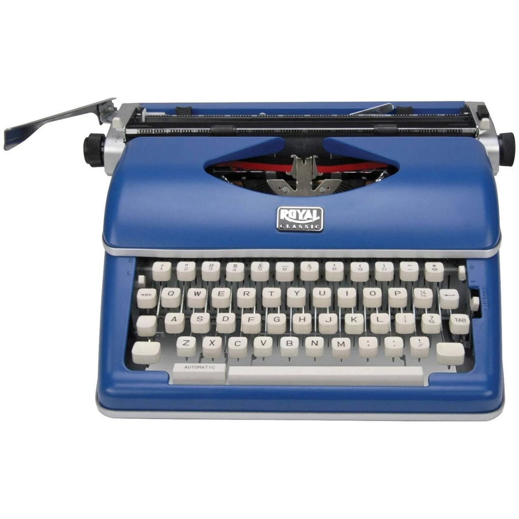 Blue Manual Typewriter N302