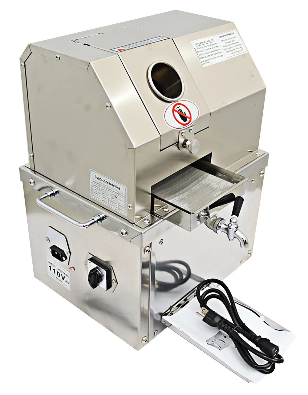 Stainless Steel Electric Sugar Cane Juice Machine A23377