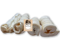 Beef Cheek Rolls Natural Chew Size:6" Pack of 5 H437595