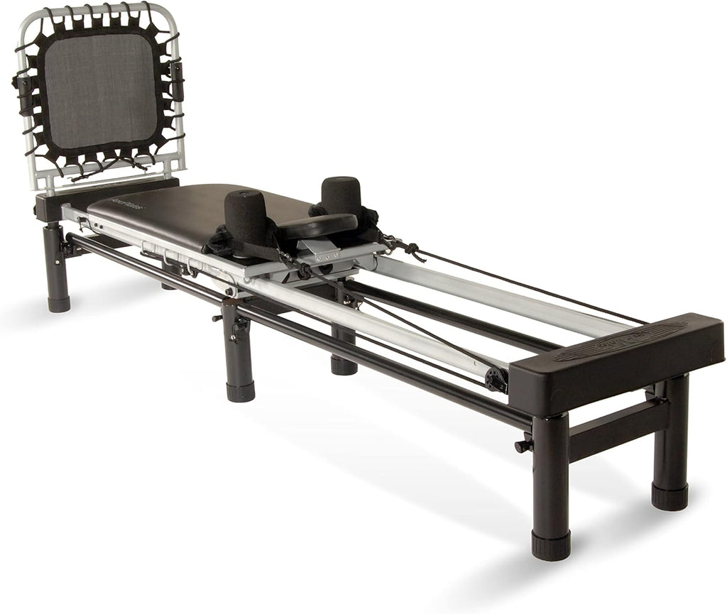 Pilates Reformer Workout Machine with Rebounder, Up to 300 lbs V653416