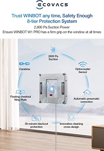 Window Cleaning Robot with 2800Pa Suction Power X49575
