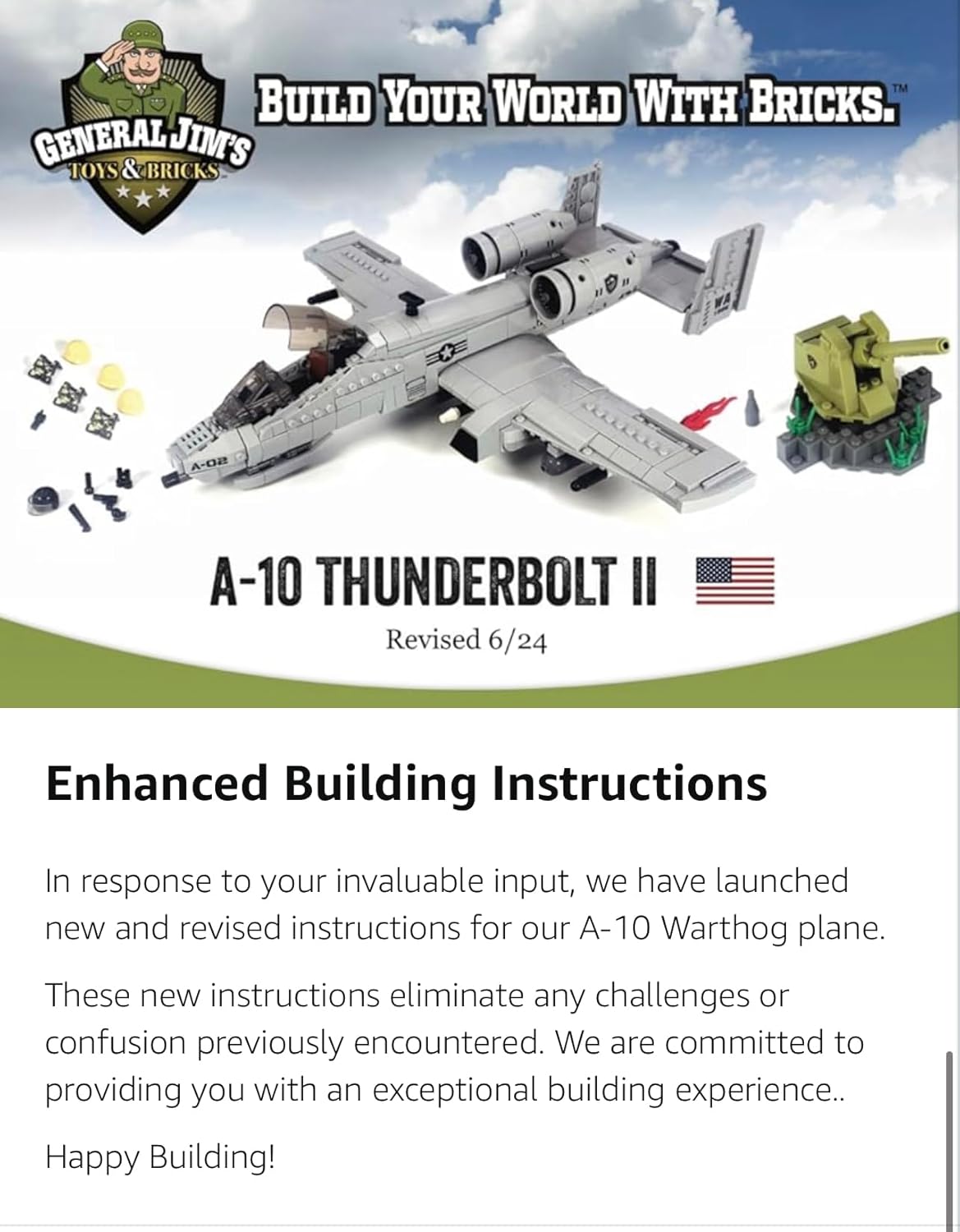 A-10 Military Brick Building Set L6834