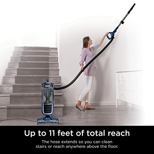 Navy Upright Vacuum with HEPA Filtration B727