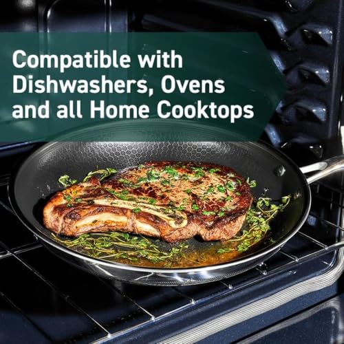 6-Piece Nonstick Fry Pan Set with Tempered Glass Lids H8981