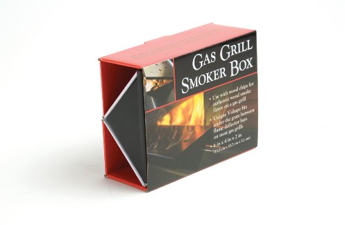 Large Nonstick V-Shaped Smoker Box for Gas Grills M579
