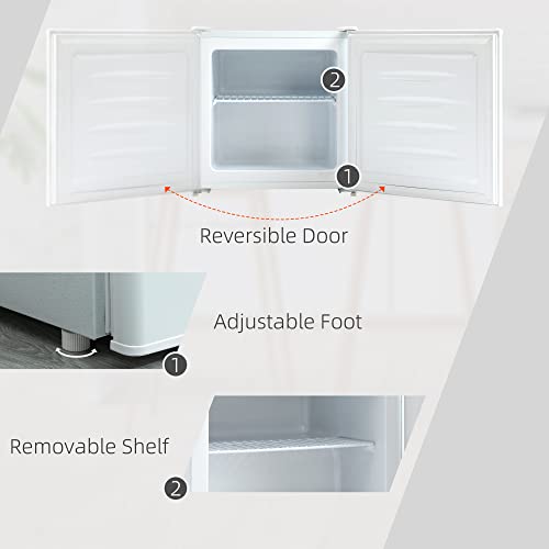 1.1 Cu.Ft Compact Upright Freezer with Removable Shelves S91587