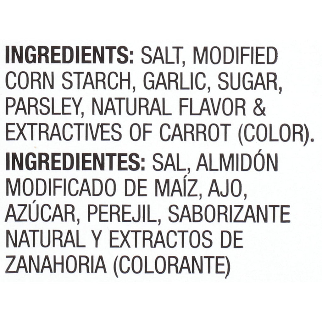 25% Less Sodium Garlic Salt With Parsley, 5.62 oz V406