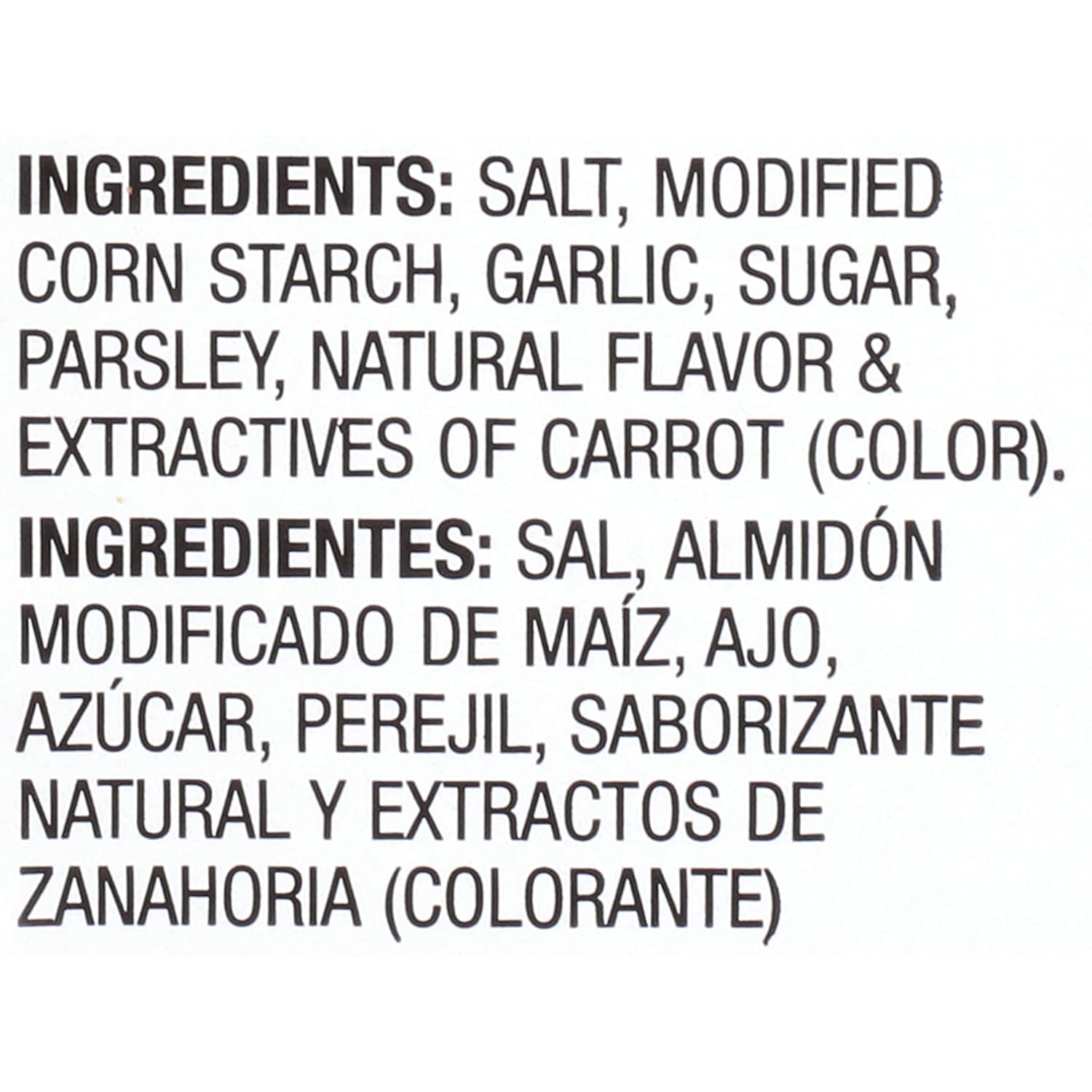 25% Less Sodium Garlic Salt With Parsley, 5.62 oz V406