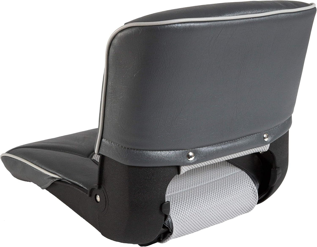 Charcoal/Gray Boat Seat with Welded Cushion J2649