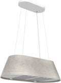 40 Inch Island-mount Ductless Kitchen Range Hood with LED Q926