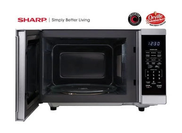 Black Mirror Countertop Microwave Oven A206