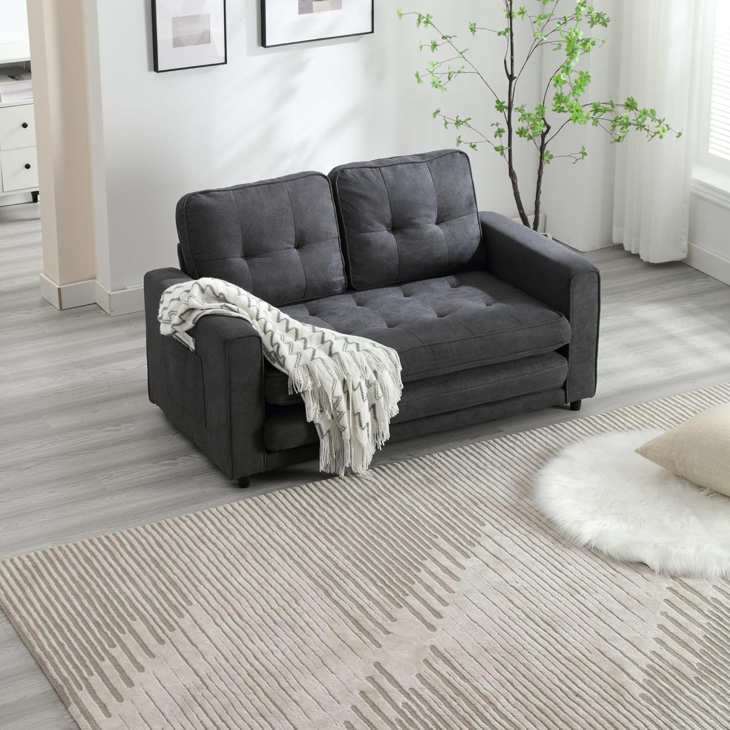 Convertible Futon Couch Sofa Bed Q283379