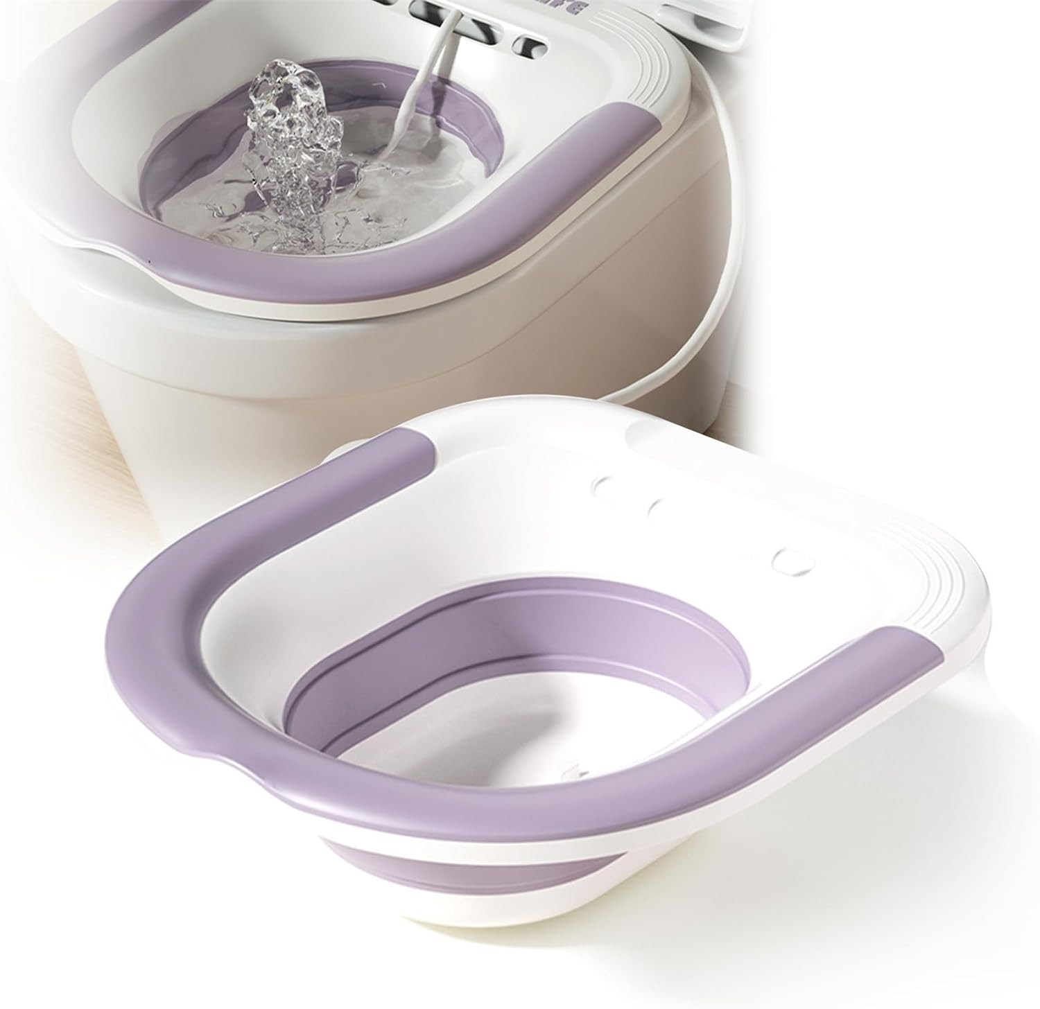 Foldable Sitz Basin with Flusher Z66088