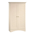 Antiqued White Storage Cabinet N278431