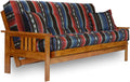 Queen Size Futon Set with Frame and 8" Mattress R696244