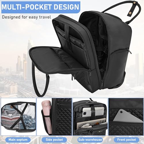 Black 16.5inch Lightweight Carry-On Suitcase I2995