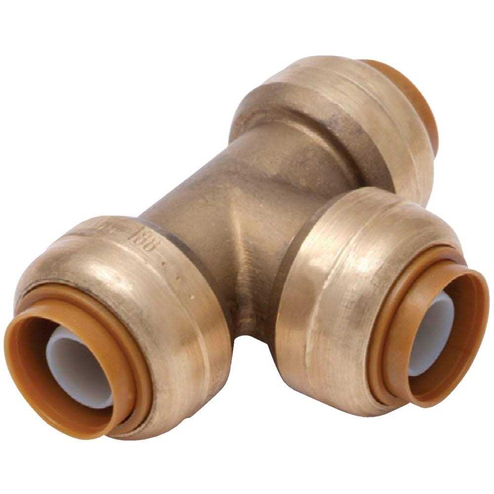 Push-to-Connect Tee 1/2 In. x 1/2 In. x 1/4 K52415