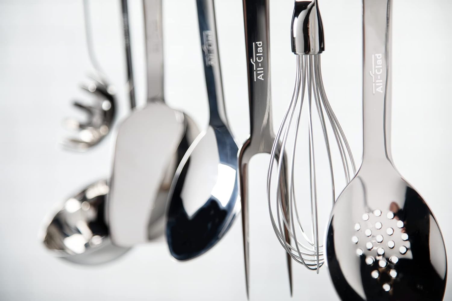 Silver Stainless Steel Slotted Turner D447