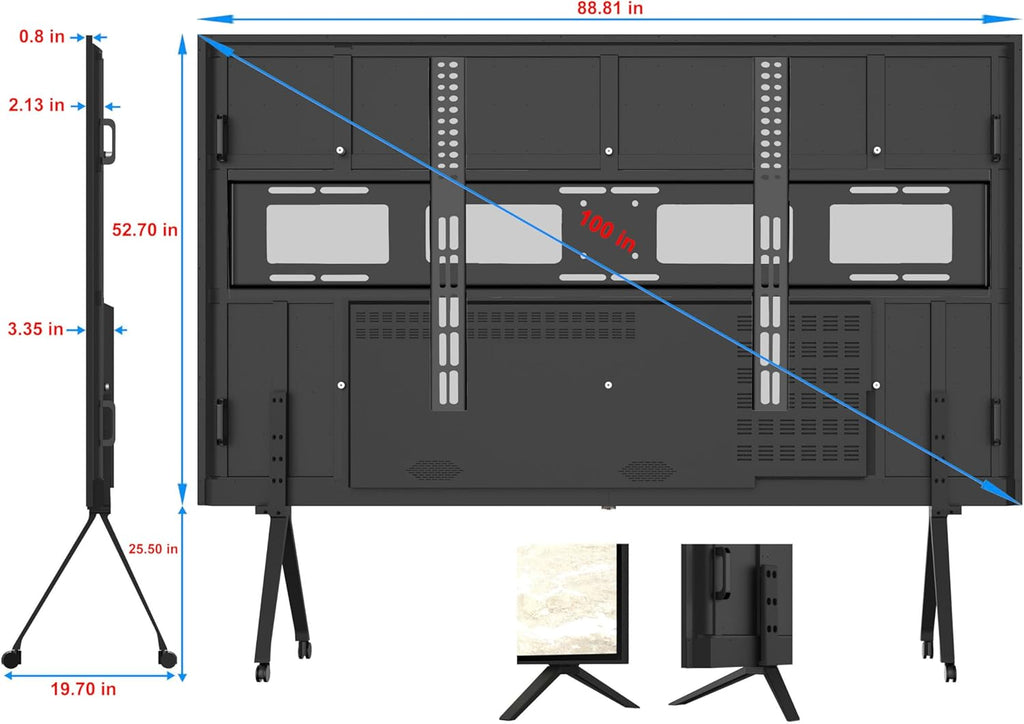 100 Inch 4K UHD Smart TV F9766
