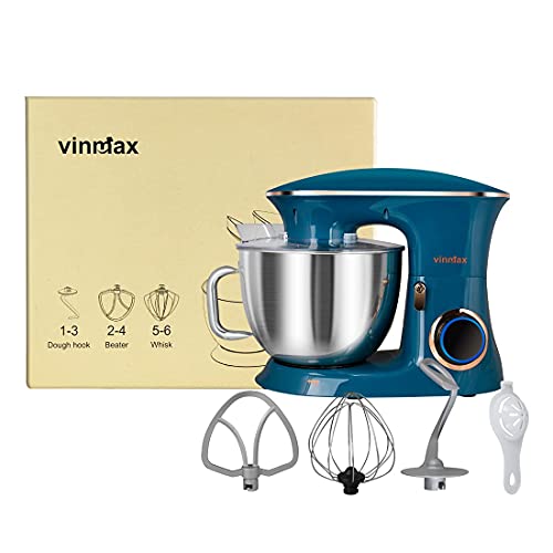 8.5QT Stainless Steel Tilt-Head Stand Mixer with Dough Hook, Beater, Whisk E3772