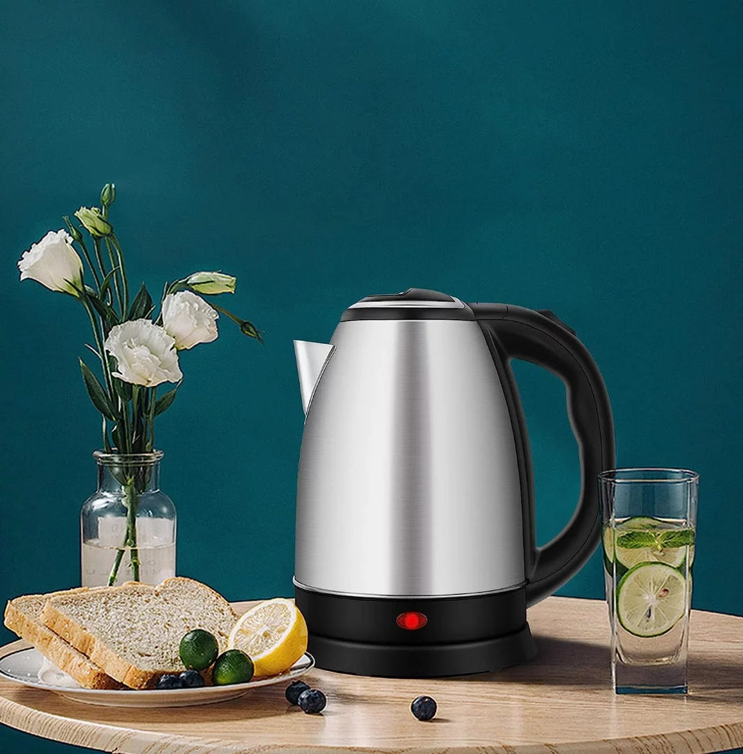 1.8L 304 Stainless Steel Electric Kettle with Auto Shut-Off T384