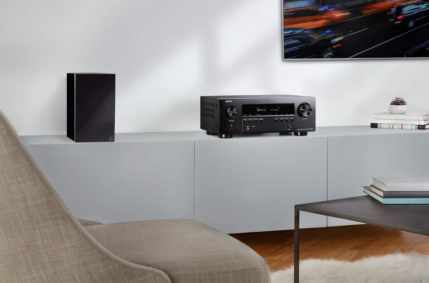 Black 7.2 Channel AV Receiver W337
