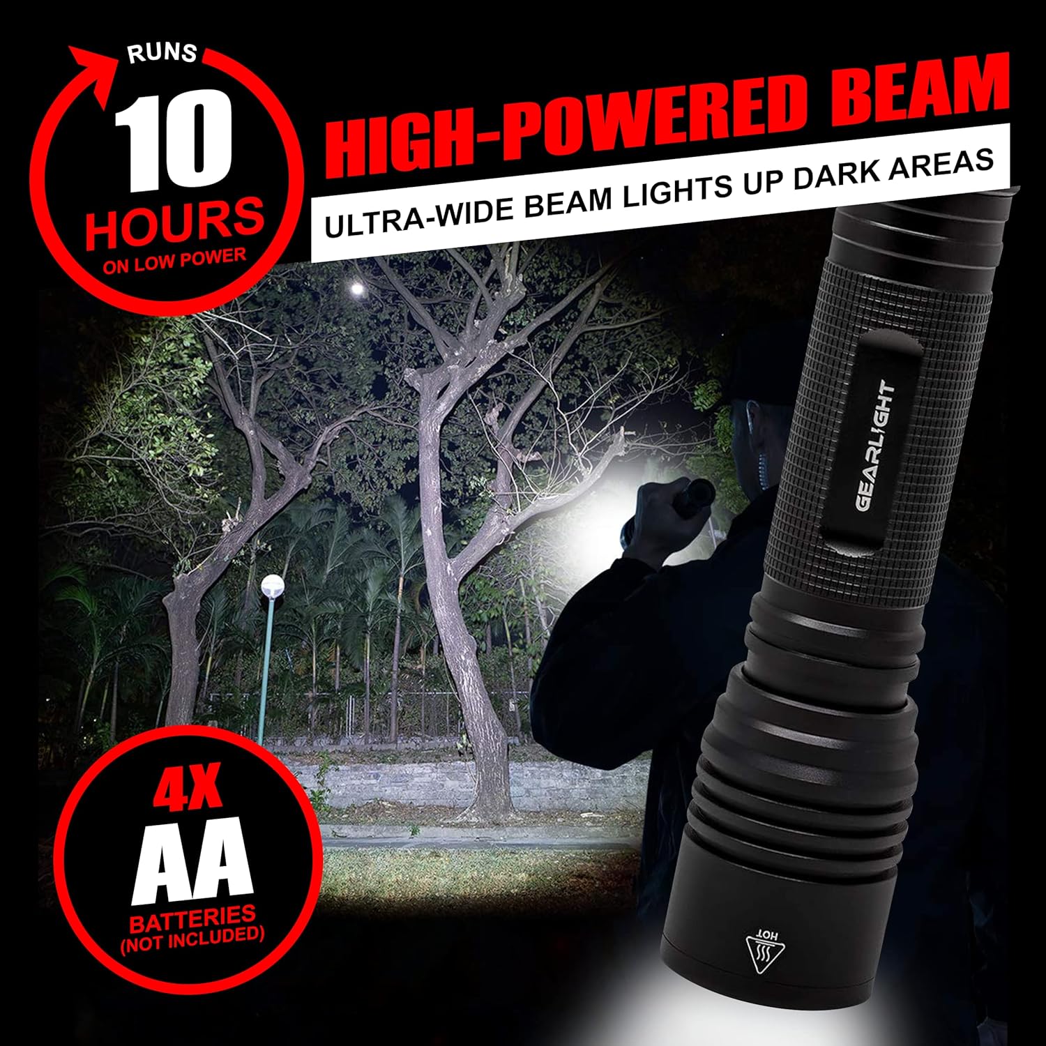 LED Flashlight E353