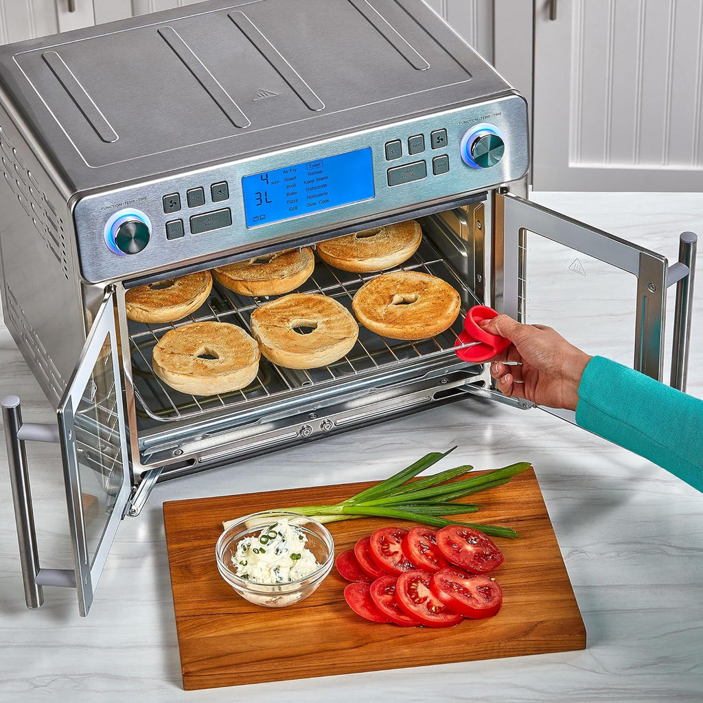 25 QT Dual Zone Air Fryer Oven Combo with French Door N91914