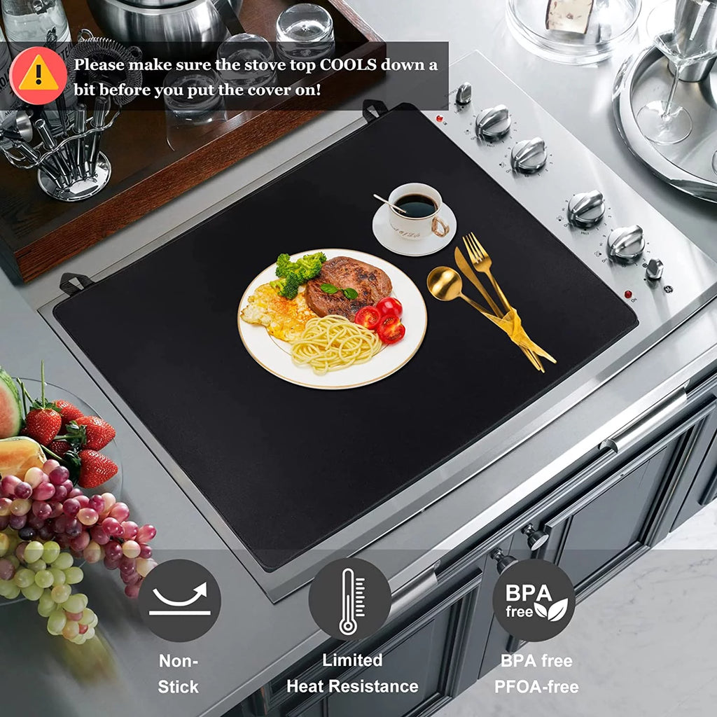 Ceramic Glass Cook Electric Top Protector, 28.5 x 20.5 inch with 2 Hooks D153