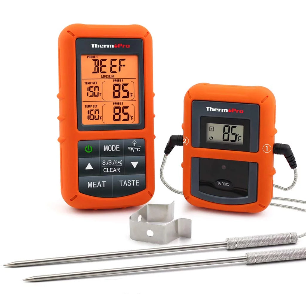 Wireless Remote Dual Probe Meat Thermometer E8734