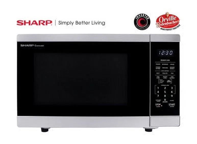 Black Mirror Countertop Microwave Oven A206