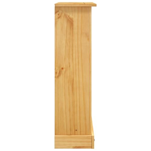 3-Tier Rustic Mexican Pinewood Bookcase N922