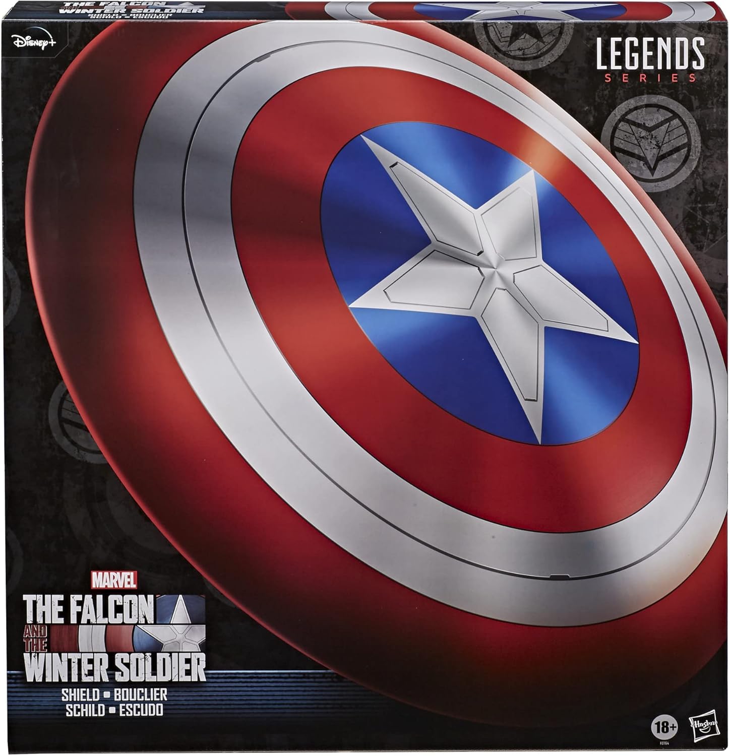 Marvel Legends Series Avengers Falcon And Winter Soldier Captain America Premium Role Play Shield Y589238