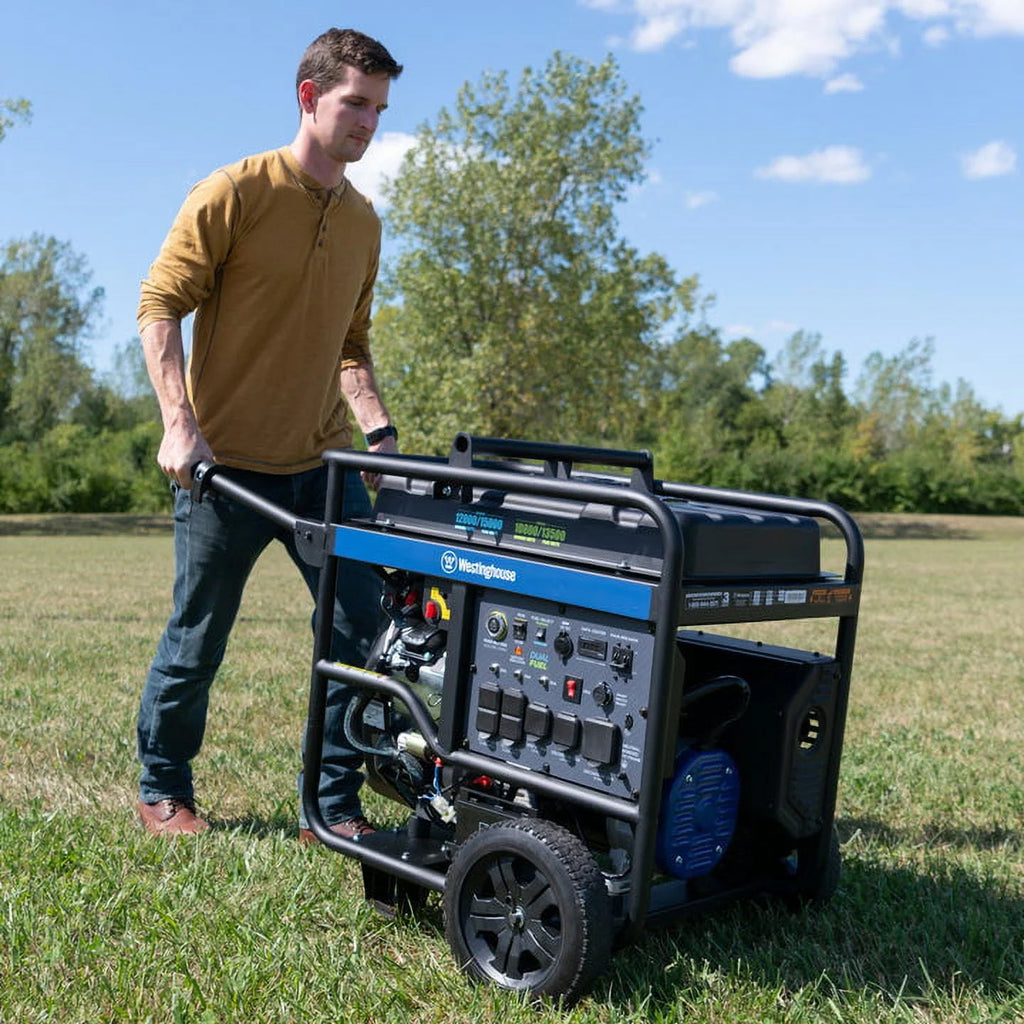 15,000 Peak Watt Dual Fuel Portable Generator D242
