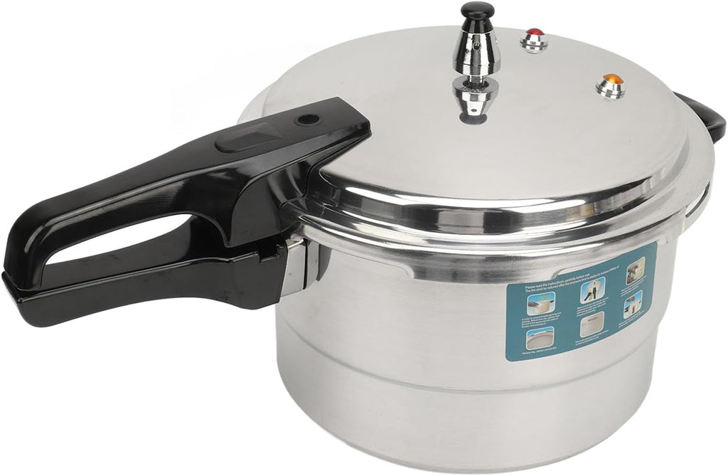Stainless Steel Pressure Cooker with Safety Valves and Steaming Plate W5393