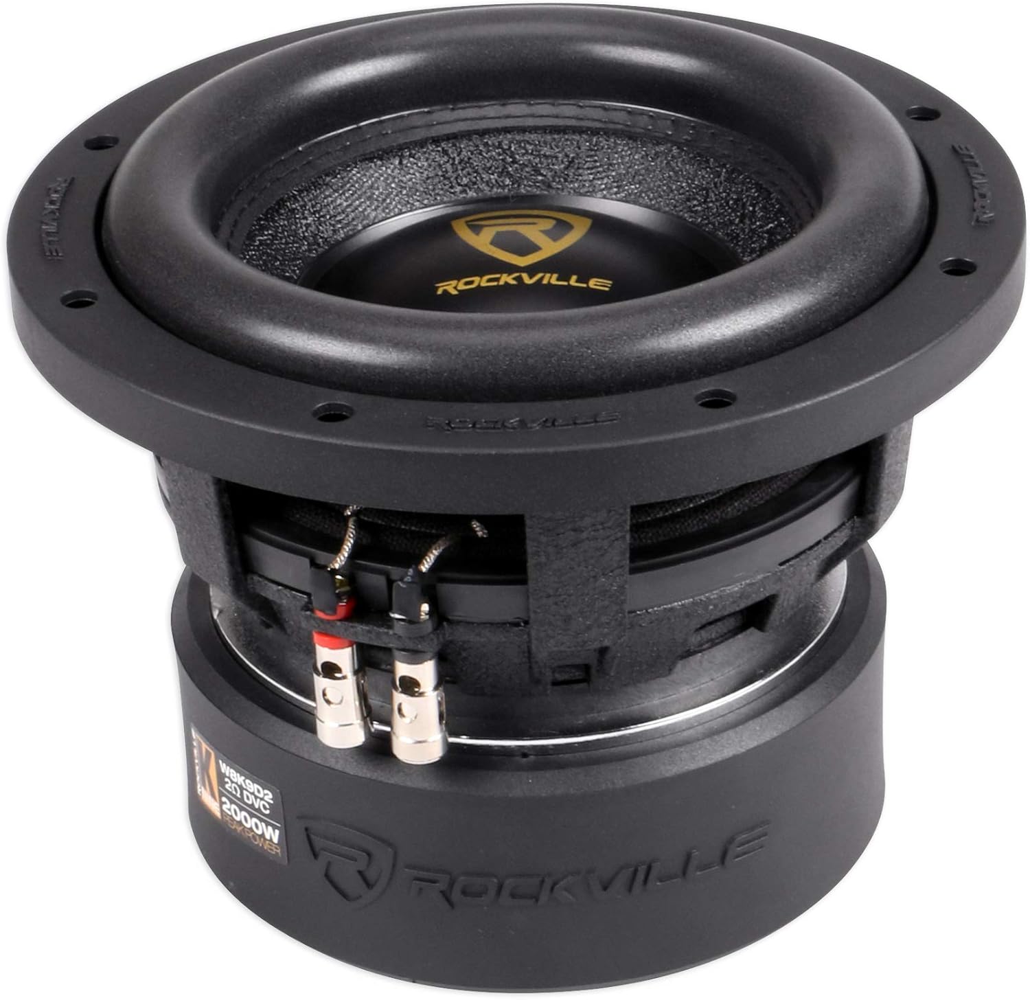 8" 2000 Watt Car Stereo Subwoofers Dual 2-Ohm CEA Subs O868424