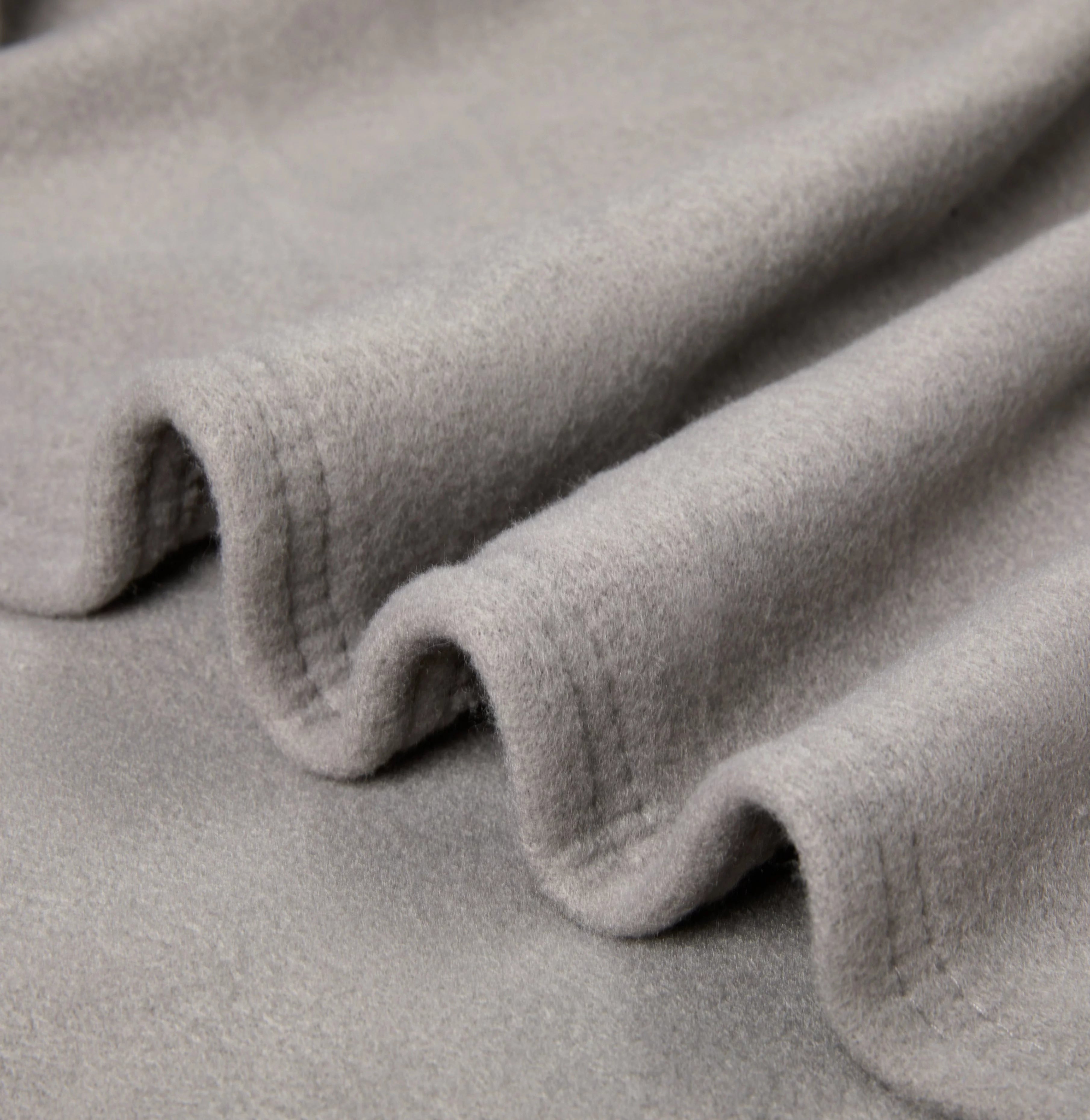 Gray Queen Soft Fleece Electric Heated Blanket, 84" x 90", 2 controllers S612452