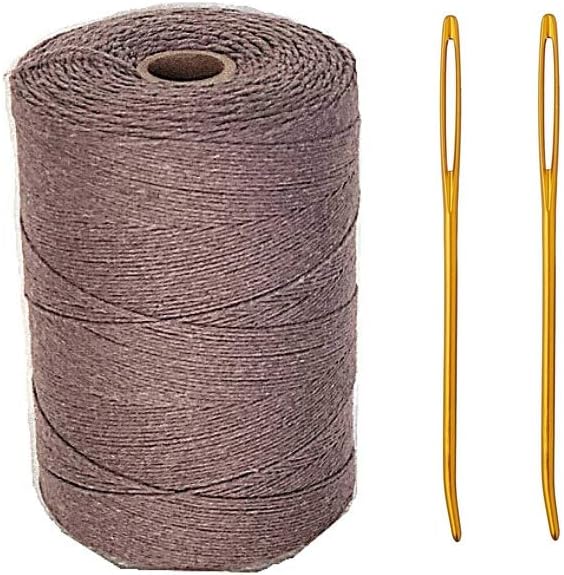 Cotton Thread Rug Yarn with Weaving Needles Bundle X4967