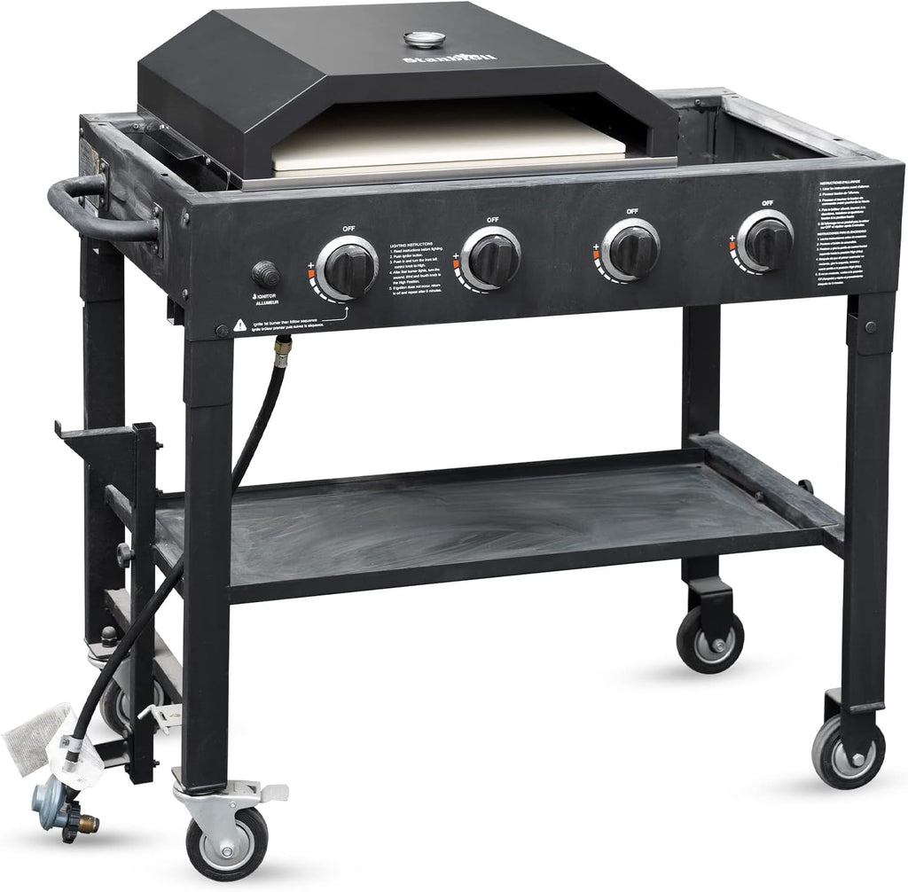 Pizza Oven with Temperature Gauge and Pizza Stone J466
