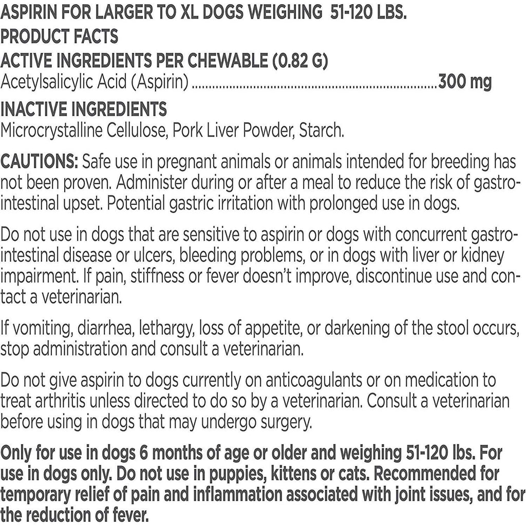 Canine Aspirin for Dogs L1820