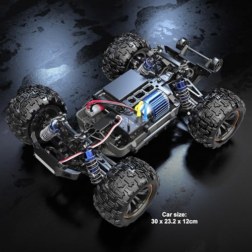 1:16 Scale 4WD Remote Control RC Monster Truck with 2 LiPo Batteries T504