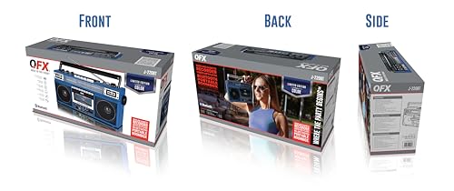 Red Boombox with Bluetooth G67019
