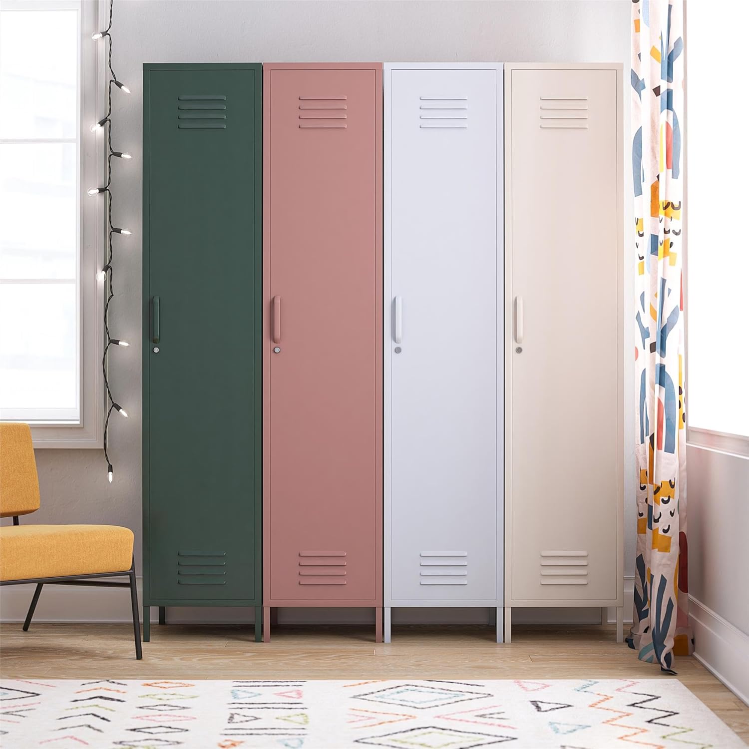 Hunter Green Metal Storage Cabinet I84833