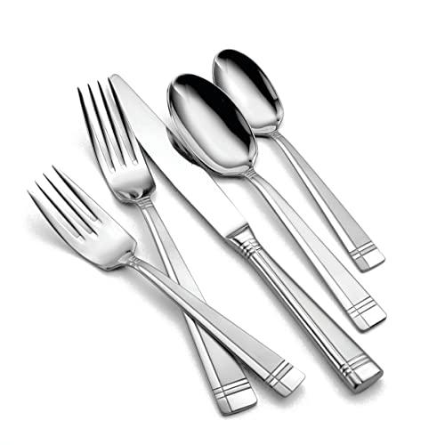 45 Piece 18/0 Stainless Steel Flatware Set S14041